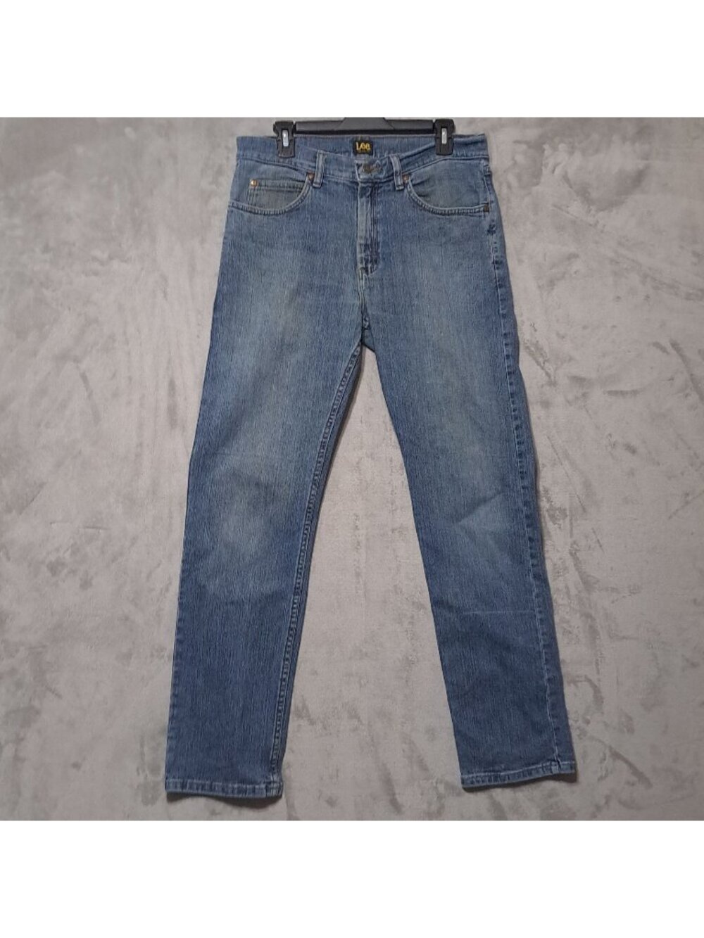Lee 32x32 Straight Leg Regular Fit Blue Jeans Classic Denim